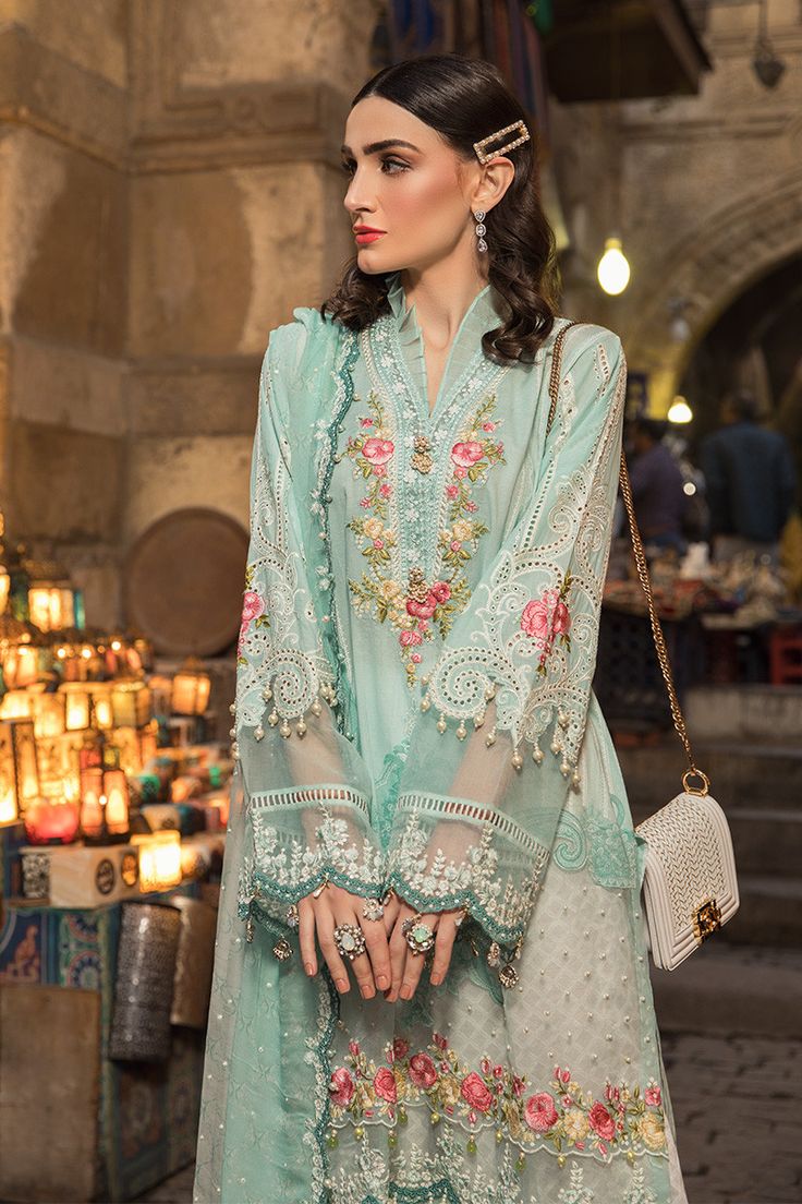 Pastel Lawn Suits for Summer