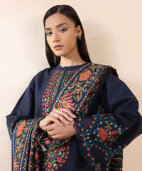 SAPPHIRE Embroidered Lawn Unstitched 3PC | Delicate Lace Accents & Printed Voil Dupatta