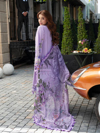 Masterpiece: Fully Heavy Embroidered Lawn Festive Ensemble | Printed Silk Dupatta with 4-Side Cutwork Borders | Ready-to-Wear Luxury