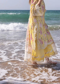 Regal Heavy Scifflie Embroidered Lawn Festive Suit | Fully Embroidered Neck & Chunky Daman Bunches with Chiffon Dupatta