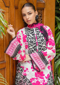 Zainab Chottani Nysa Fuchsia Digital Lawn | Unstitched Luxury Ensemble