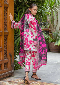 Zainab Chottani Nysa Fuchsia Digital Lawn | Unstitched Luxury Ensemble