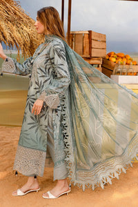 Nureh Luxury Lawn Collection | Exquisite Heavy Embroidered Chiffon Dupatta Suit
