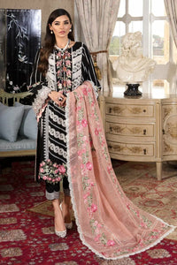 The Schifflie Grandeur Ensemble: Heavy Embroidered 3-PC Lawn Suit with Cutwork Organza Dupatta