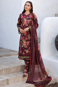 The Grand Heritage Edition: Premium 90/88 Digital Lawn Suit with Heavy Embroidered Chiffon Dupatta