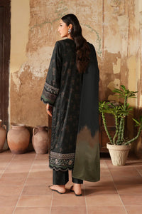 The Majestic Silhouette: Digital Lawn Ensemble with Heavy Embroidered Chiffon Dupatta