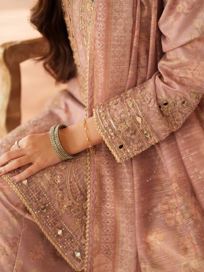 Exclusive Premium Lawn 2026 Unstitched 3-Piece Ensemble | Embroidered Neck & Side Bunches with 4-Side Aplik Chiffon Dupatta