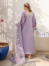 The Thread Boring Couture: Shiffle Embroidered 3-PC Cotton Suit with Organza Dupatta
