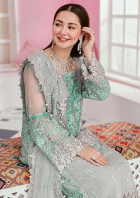 Luxury Hand-Embroidered Lehenga Set | Malai Silk Trouser & Organza Cutwork Dupatta