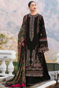 Embroidered Dhanak Winter Luxury 3PC | Intricate Embroidered Shawl & Plain Trouser Ensemble
