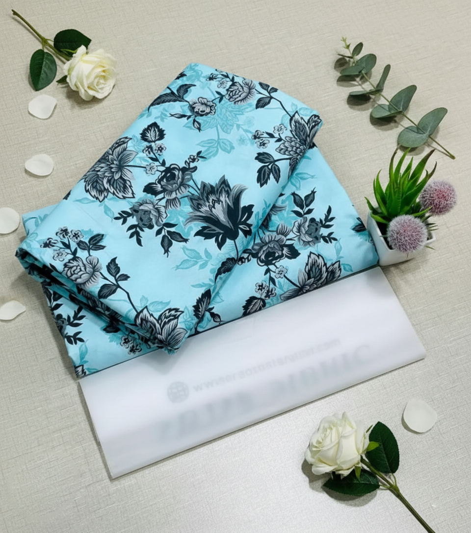 2-Piece Unstitched Printed Polo Cotton Suit