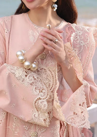 Ethereal Chikankari Lawn & Organza Ensemble | Cutwork Accents & 4-Side Lace Dupatta | Unstitched 3PC